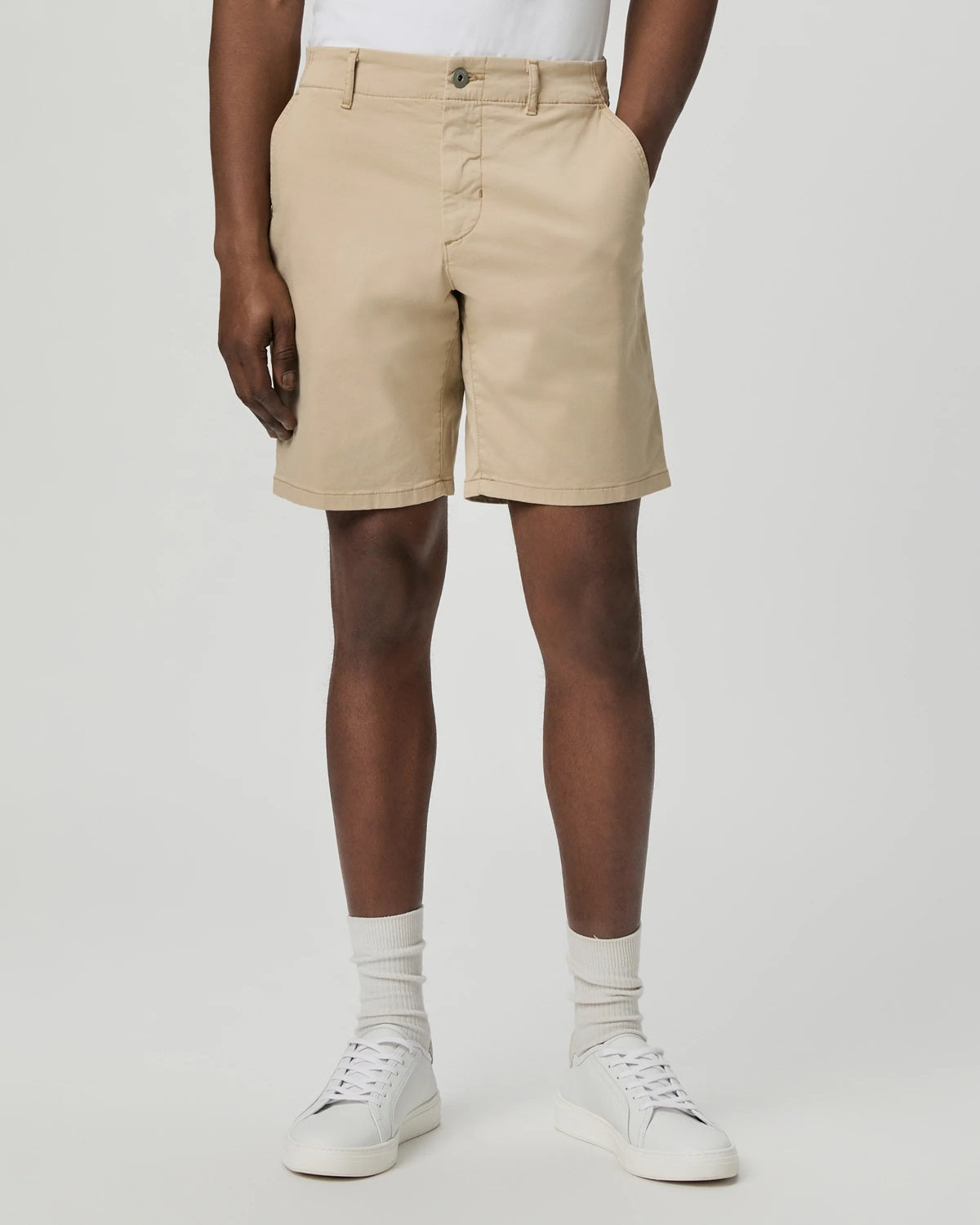 PAIGE - PHILLIPS Chino Shorts in KHAKI M183N84-B618