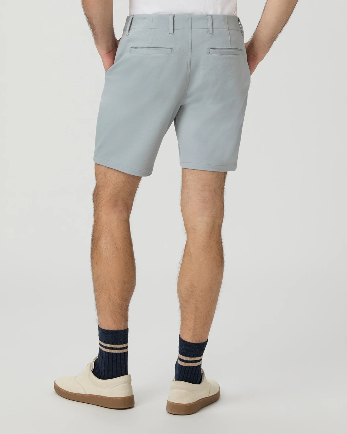 PAIGE - RICKSON Tailored Shorts In Stretch Fabric in Deep Moon Shadow Grey M205374-C157