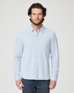 PAIGE - Stockton Button Up Shirt in Ocean Wave Blue M804E12-4123