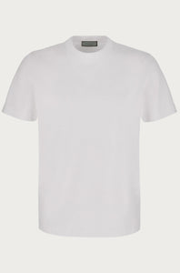 CANALI - White Filo Di Scorzia Cotton T-Shirt T0356-MJ00002-001