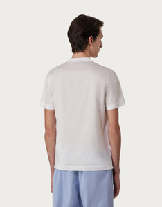 CANALI - White Filo Di Scorzia Cotton T-Shirt T0356-MJ00002-001