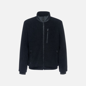 GEOX - TEDDY ZIP Full Zip Fleece Sweater in Dark Sky Captain Blue M4675JT3171F1624