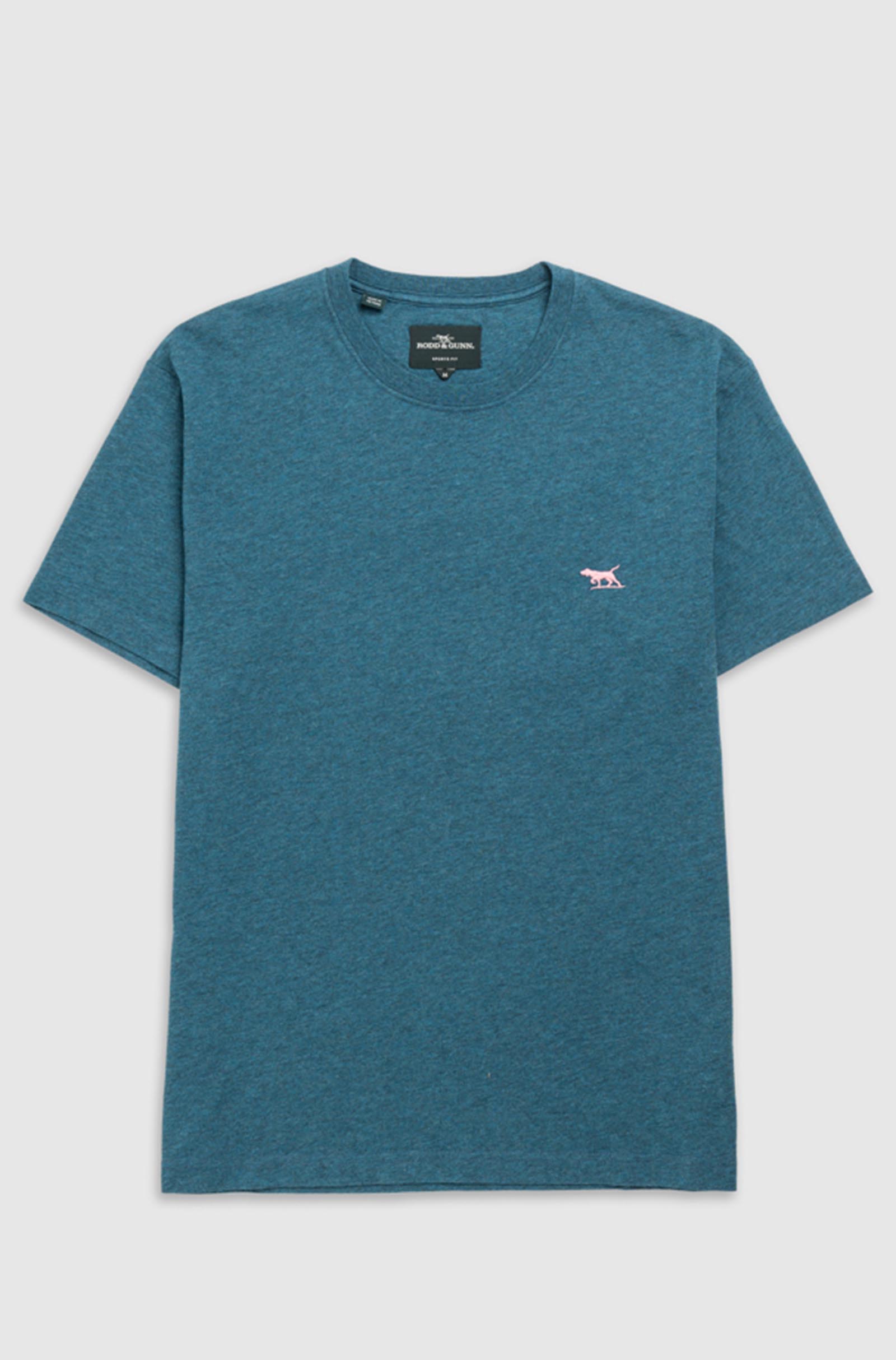 RODD & GUNN - THE GUNN T-SHIRT in Dark Cyan 004120-35