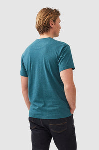 RODD & GUNN - THE GUNN T-SHIRT in Dark Cyan 004120-35