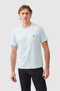 RODD & GUNN - THE GUNN T-SHIRT in Ice Blue 004120-37