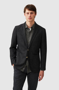 RODD & GUNN - THORTON Sports Fit 2 Button Jacket In Charcoal 009087-03