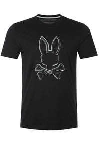 PSYCHO BUNNY - VINCENT Graphic Tee in BLACK