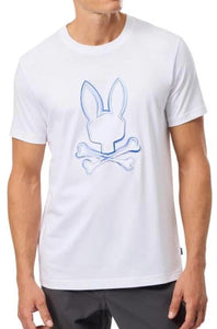 PSYCHO BUNNY - VINCENT Graphic Tee in WHITE