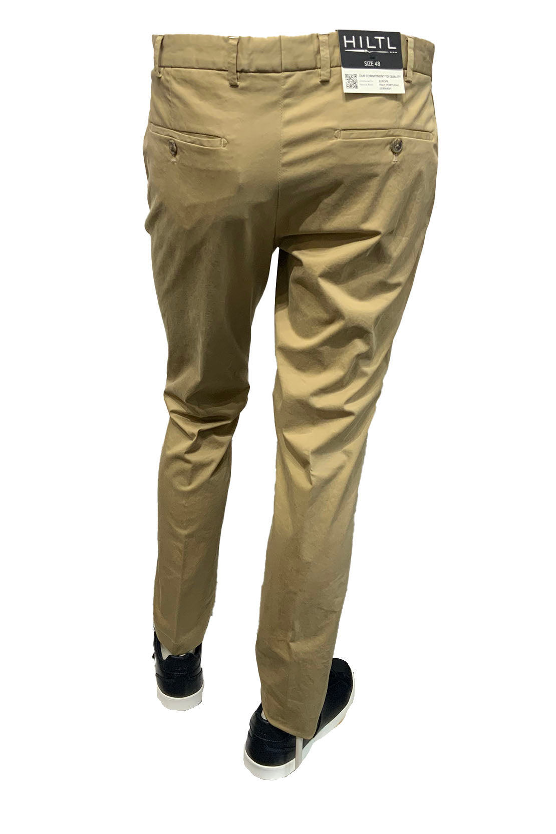 HILTL - TARENT Slim Fit Stretch Cotton Chinos in Walnut 73295/53600 36