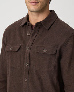 PAIGE - WILBUR OVERSHIRT In SMOKED CAVERN M039O51-C019