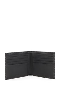 BOSS - Monogram-print wallet in Italian coated fabric and leather