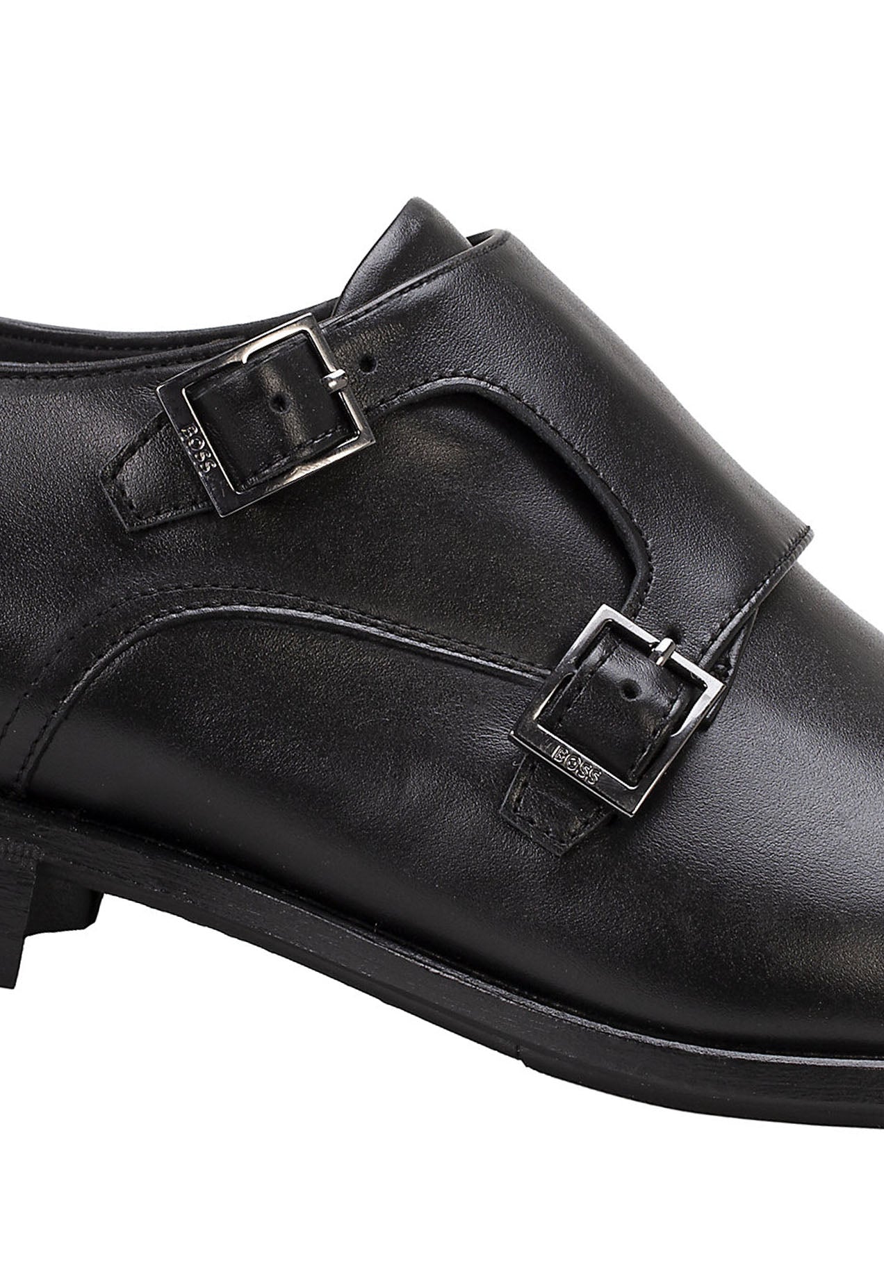 Hugo boss double on sale monk strap shoes