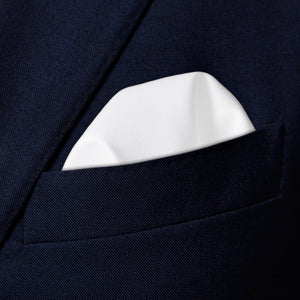 ETON - White Signature Twill Pocket Square A0003156600